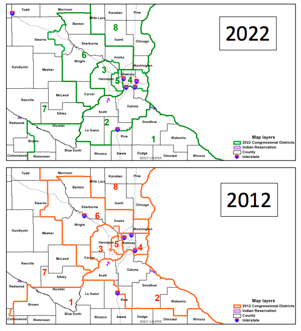 Minnesota Congressional Districts